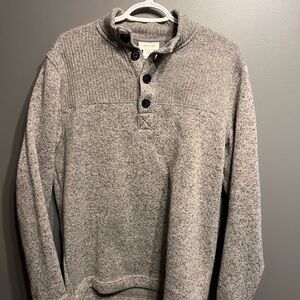 Gray Men's Crewneck Sweater